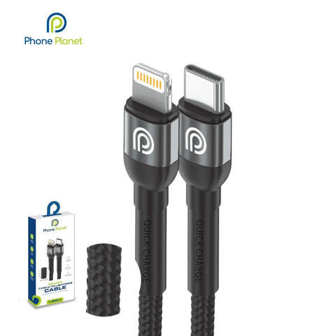 C to Lightning (braided cable) 15