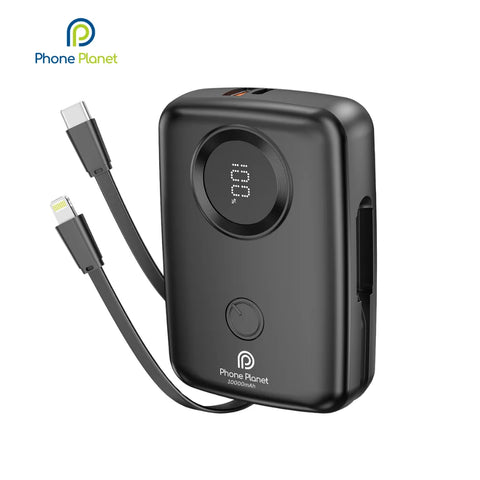 10000mAh Power Bank with 4 Fast Charging Ports (4-in-1)