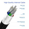 USB-A to Lightning Aluminum Alloy Cable (Braided Cable) 2 Meters