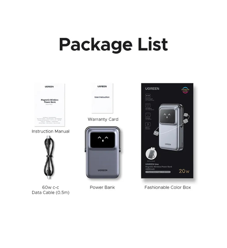 UGREEN Uno 5000mAh 20W Magnetic Power Bank